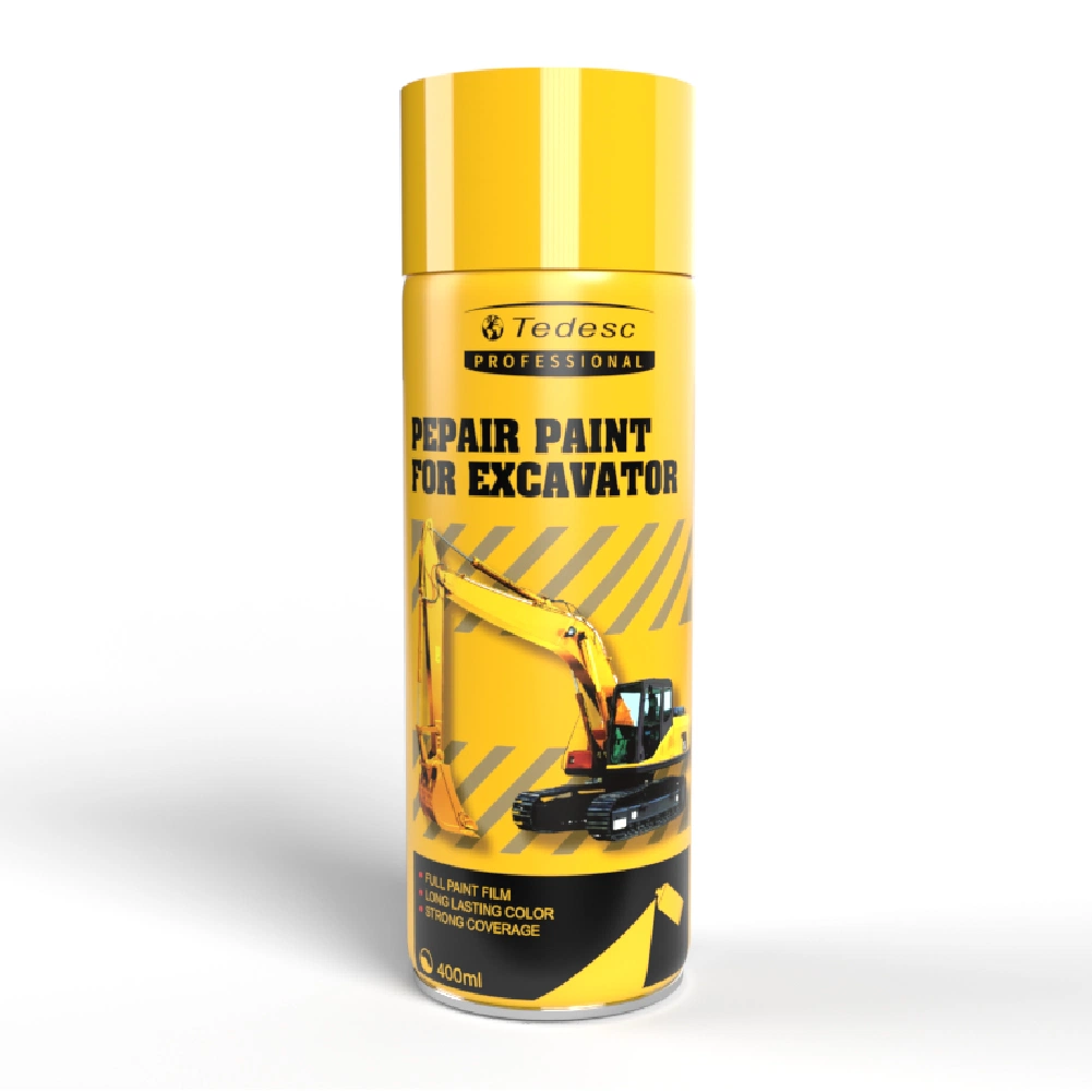 Factory Supply Yellow Spray Paint Surface Repair for Excavator/Digger/Machinery/Tractor/Plant