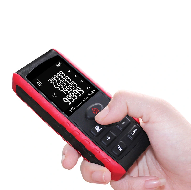 Efficient Length Height Area Volume Indoor Measuring E100 Rangefinder Laser Distance Meter 100m