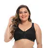 S-Shaper Plus Size Bra Without Sponge Correction Underwear Large Size Without Steel Ring Front Buckle Bra