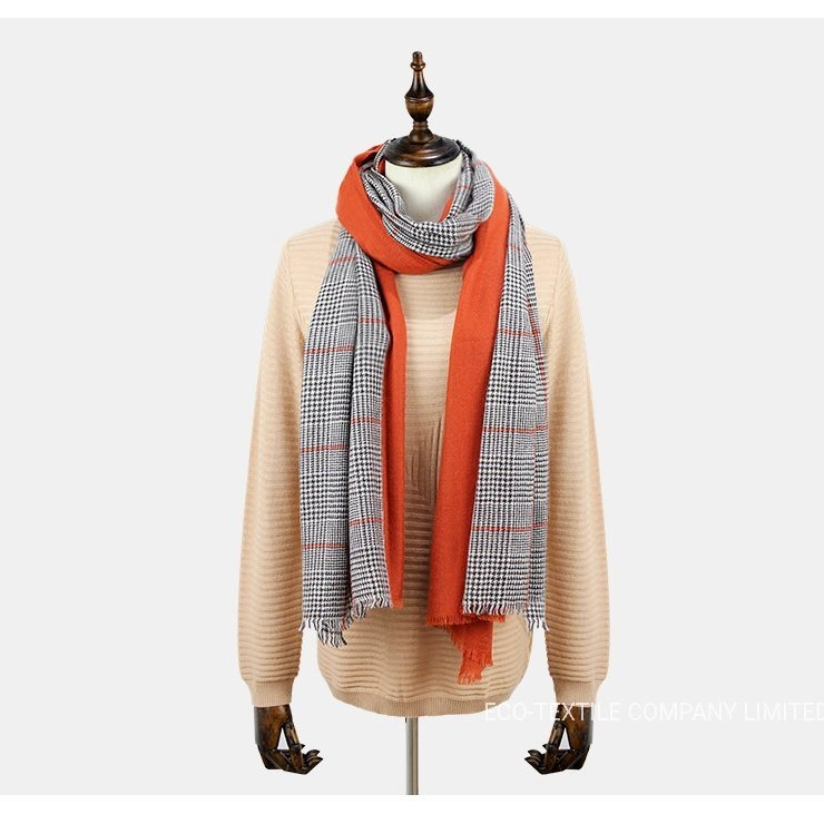 Hot Sale Fashionable Luxurious Warm-Keeping Super Comfortable Pure Cashmere Scarf/Shawl for Winter