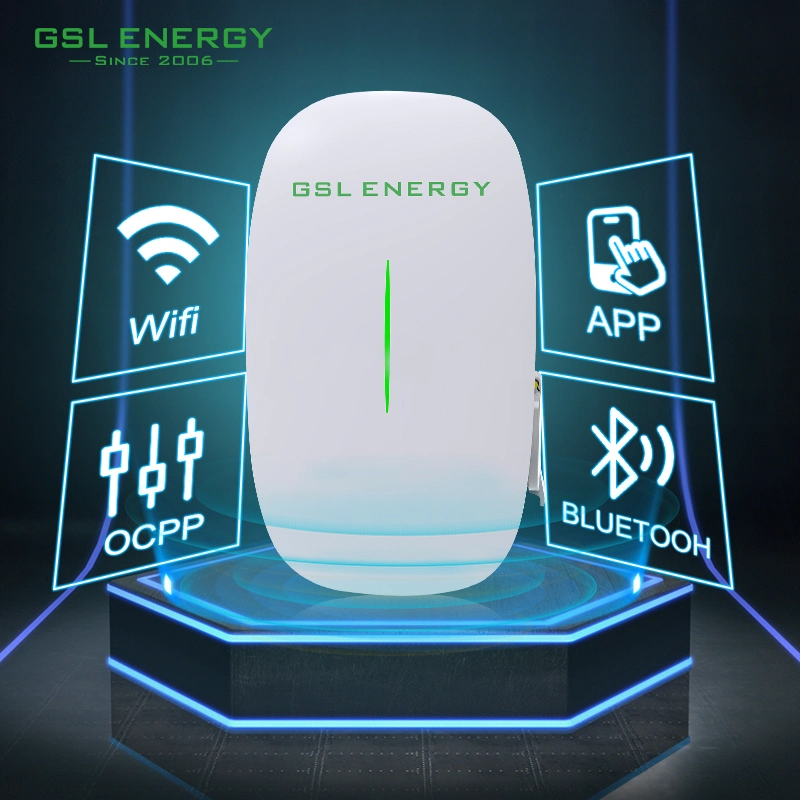 Gsl Energy Mode 3 7.4kw 22kw Electric Charger Car Station EV Charge 3 Phase EV Charger 32A with Smart APP WiFi