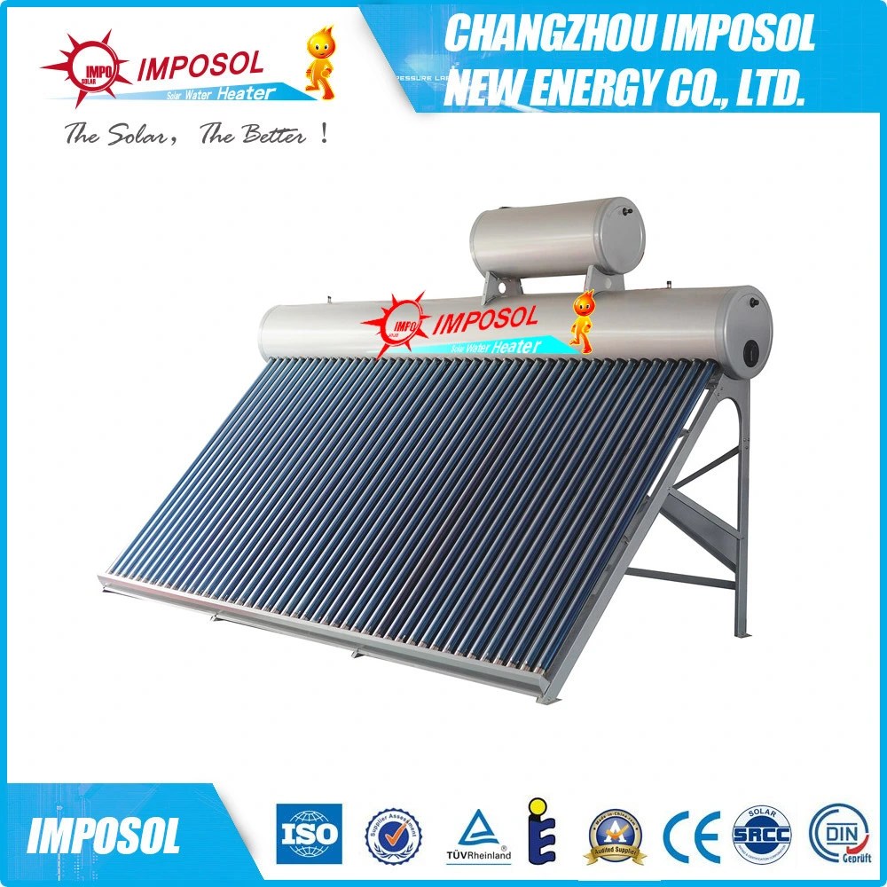 Stainless Steel Non-Pressurized Solar Water Heater for Project