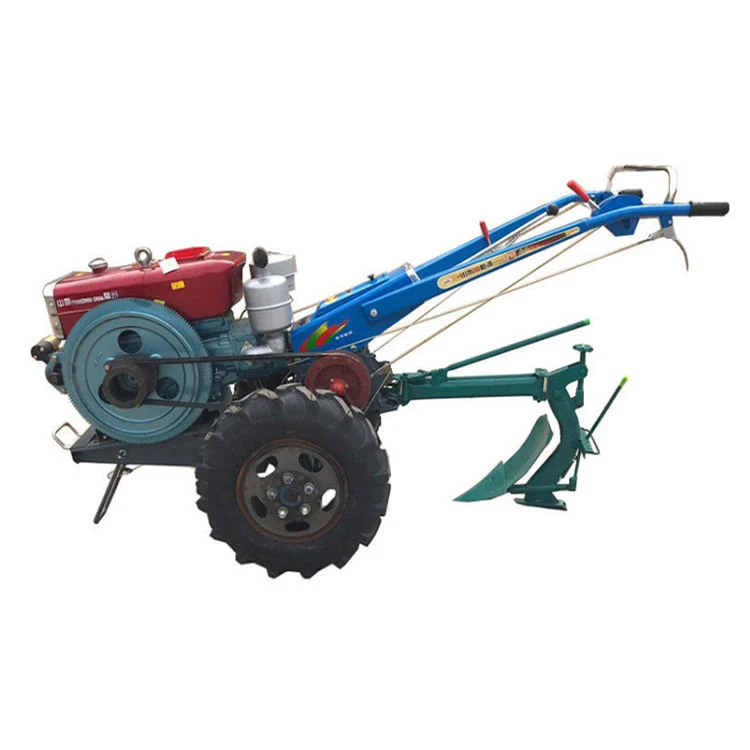 10HP Diesel Engine Power Tiller Hand Walking 2 Wheels Tractors Farm Tractor Hand Walking Tractor