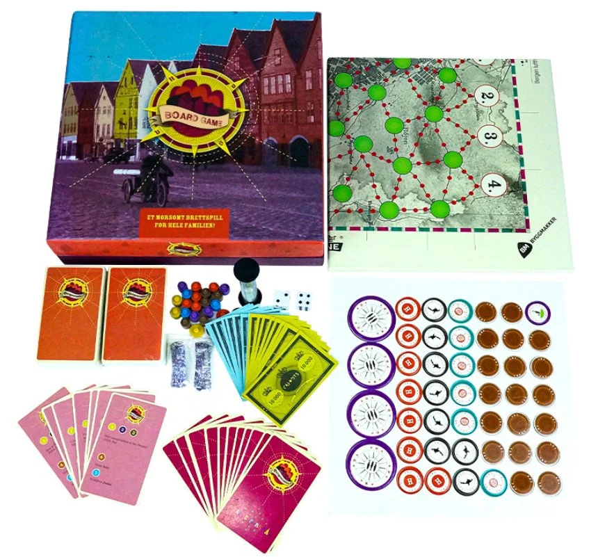 Hot Selling Educational Toys Board Game Customized Design Paper Intellectual Paper Board Game