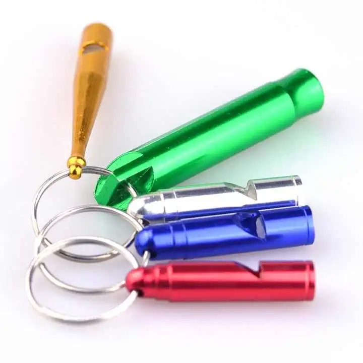 Small and Convenient LED Whistle Keychain for Sale