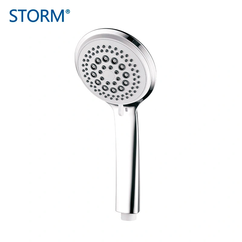 5 Functions Bathroom Accessories American Style Shower Combo Shower Set with Fixed Two Ways Adapter, Drill Free Wall Bracket, Hose