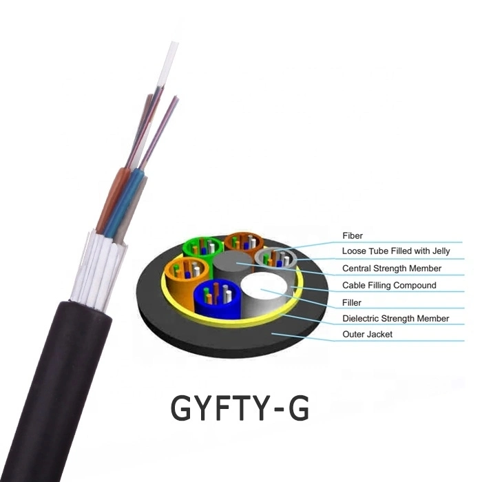 Fcj GYFTY Network Cable Optical Outdoor 48/96 Core