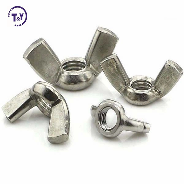 40mm X 8mm White Zinc Plated Die-Casting Wing Nut