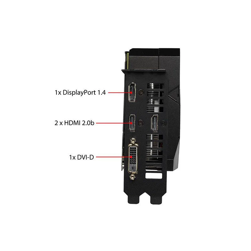 Dual RTX 2060 O6g Evo übertaktet 6g GDDR6 Dual-Fan Evo Edition VR Ready DisplayPort DVI-Grafikkarte