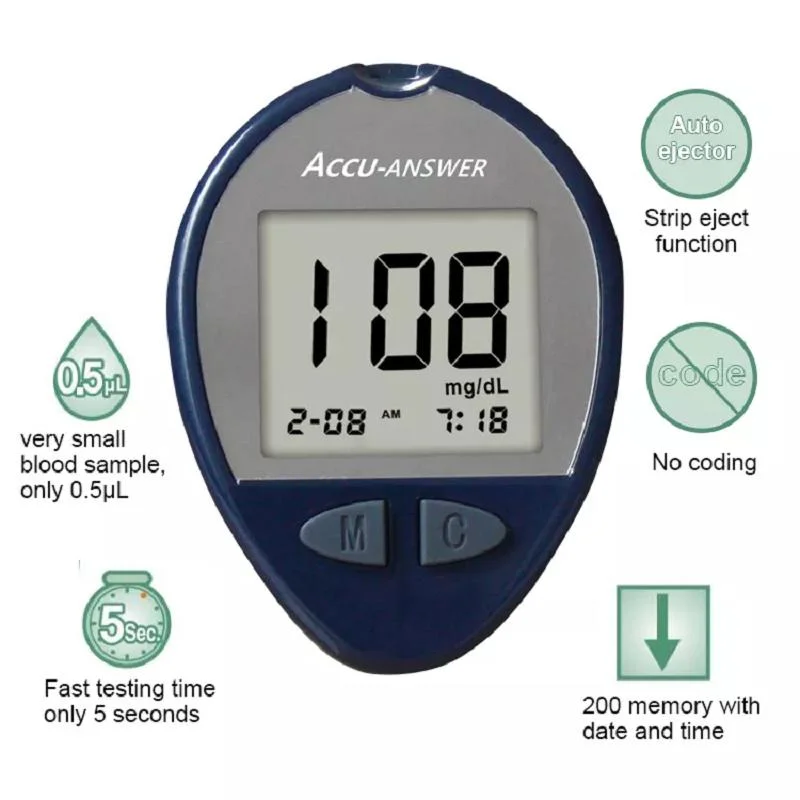 Factory Price CE Approved Home Use Digital Blood Glucose Meter