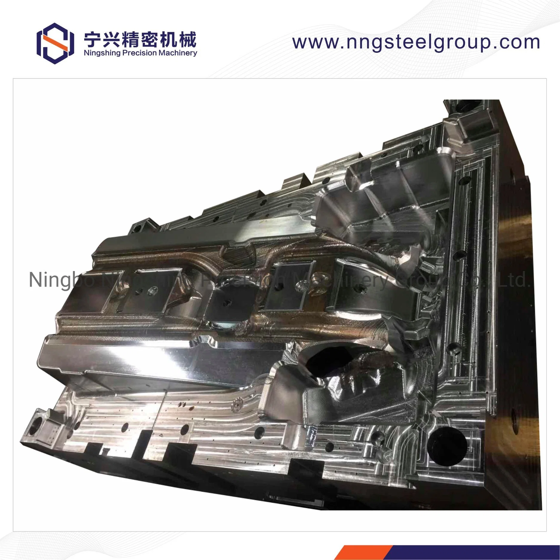 Plastic Injection Mold Design Mould with Mold Base Central Armrest Automobile Deflector High Pressure Die Casting