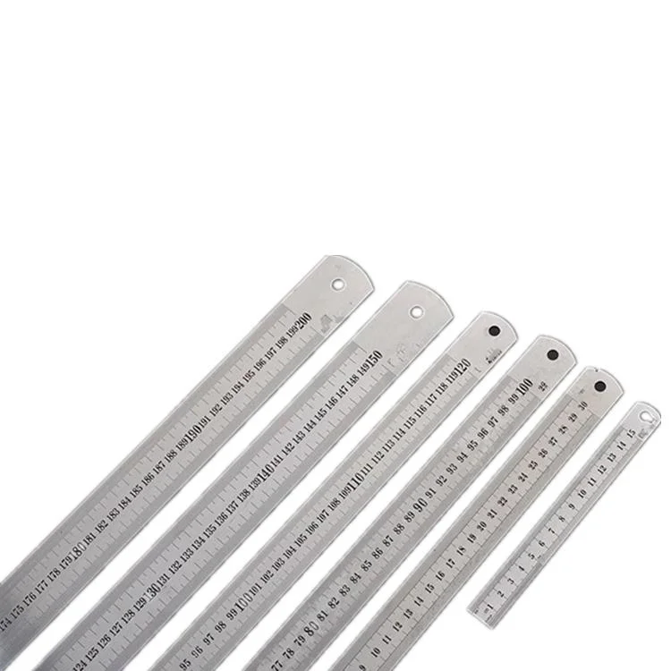 150-2000mm Straight Metal Stainless Steel Scale Metric Ruler for Woodworking