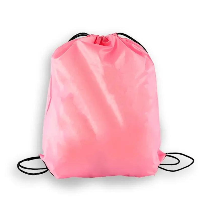 Drawstring Bag Multi Color Logo Plain Eco Friendly Drawstring Bags