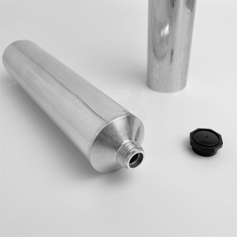 Cosmetic Products Hand Cream Packing Silver Color Oil Finishing Squeeze Metal Aluminum Tubes Packaging