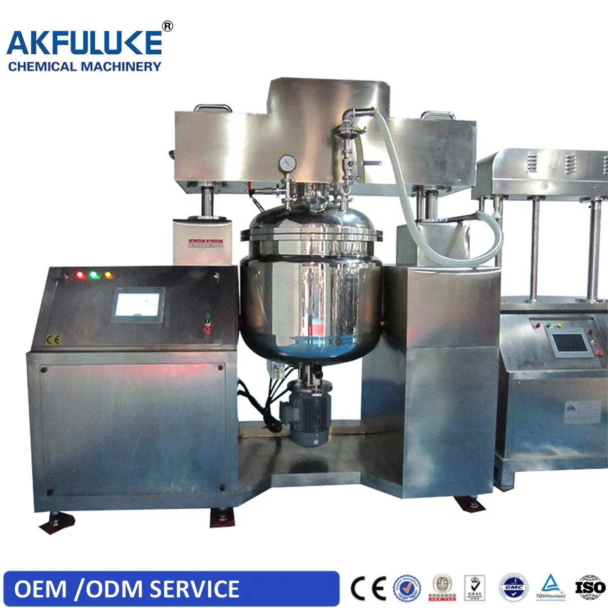 Paste Cream Liquid Soap Vacuum Homogeneous Emulsifier Mixing Chemical Making Machine Chemicals Making Production Equipment Small Liquid Soap Making Machine F83