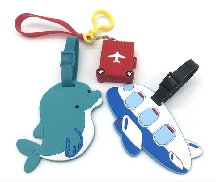 Soft PVC Promotional Gifts Luggage Tag