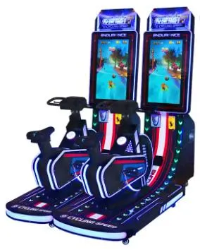 Tapfere Skifahrer Münze betrieben Kinder Indoor Racing Game Machine für Verkauf