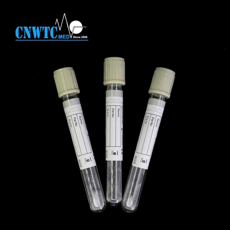 Sodium Fluoride Oxalate Glucose Grey Cap Vacuum Blood Collection Tube