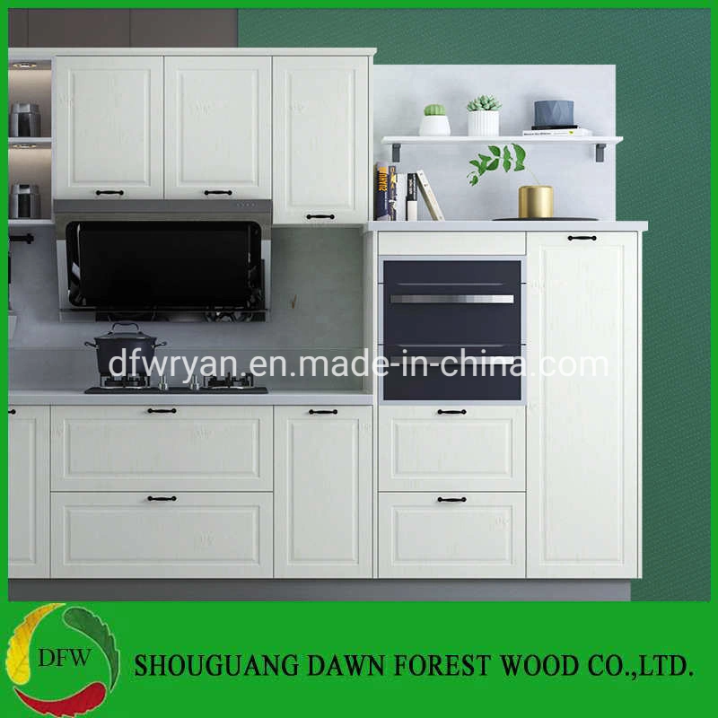 2020 New Istand Design White PVC Kitchen Cabinet for Kitchen Furniture