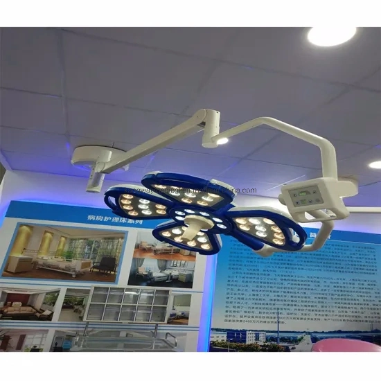 Hospital Medical Ceiling Type Double Head LED Shadowless Operation Theater Lamp