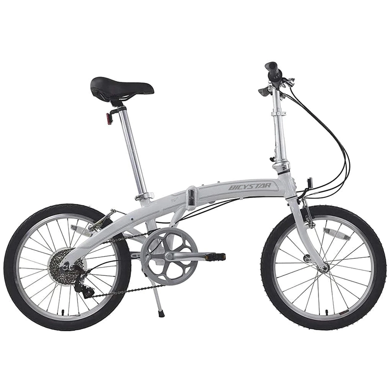 Wholesale Market Bicystar Foldable Bike Carbon Fiber/Aluminum Alloy Frame Mini Bicicletas Mini Folding Bike