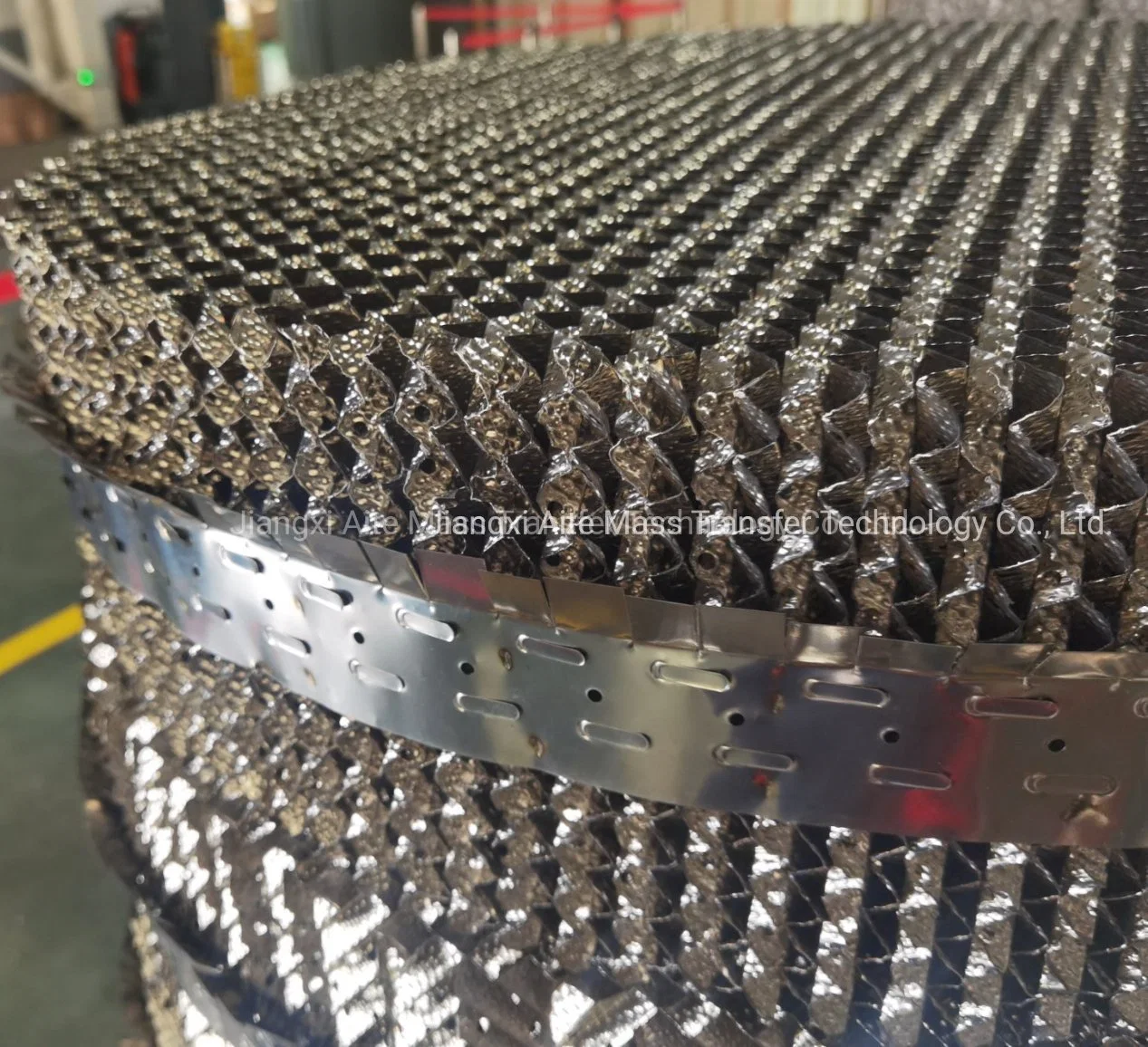 2205 Metal Perforate Corrugated Plate Structured Packing for Distillation Tower