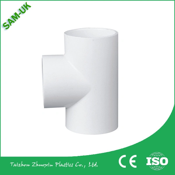 High Quality Sch40 ASTM D2466 White PVC Tee Joint An03