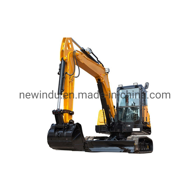 Mini 6 Tons Telescopic Boom Crawler Excavator Sy60c