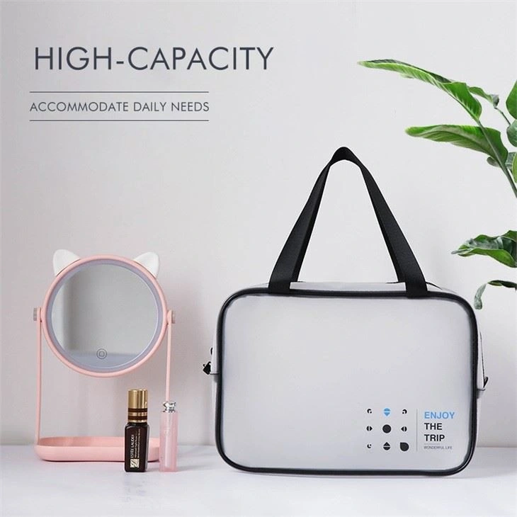 Clear Travel Cosmetic Bag Set