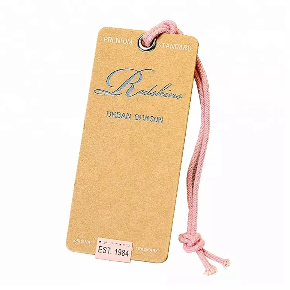 Free Design Swing Hang Tags New China Label Custom Clothing Garment Tag