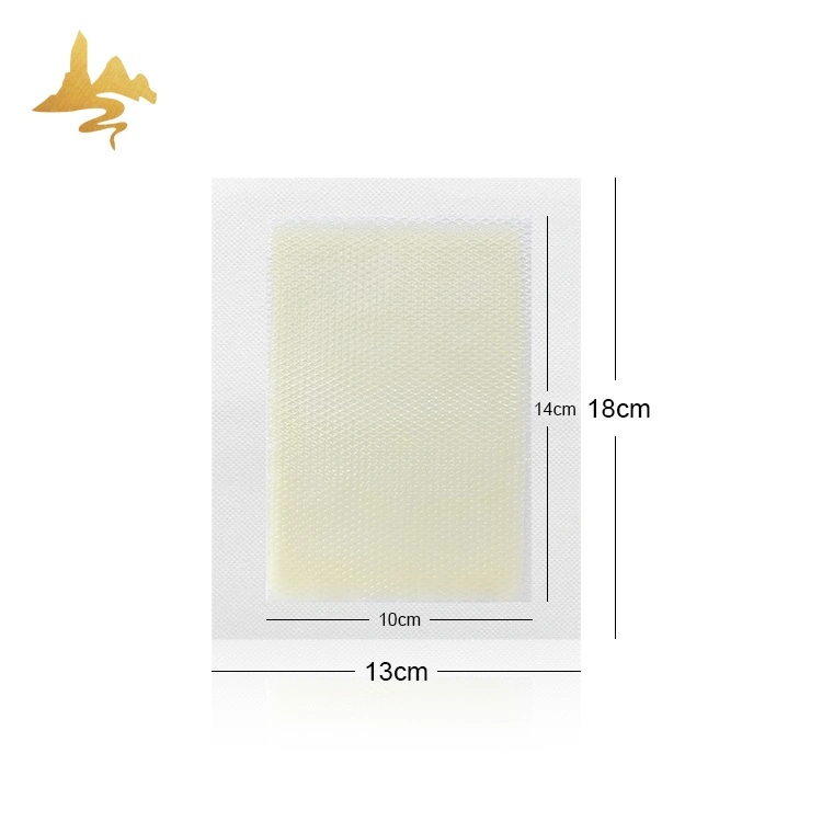 Medical Adhesive Yellow Hydrogel Pain Relief Gel Patch