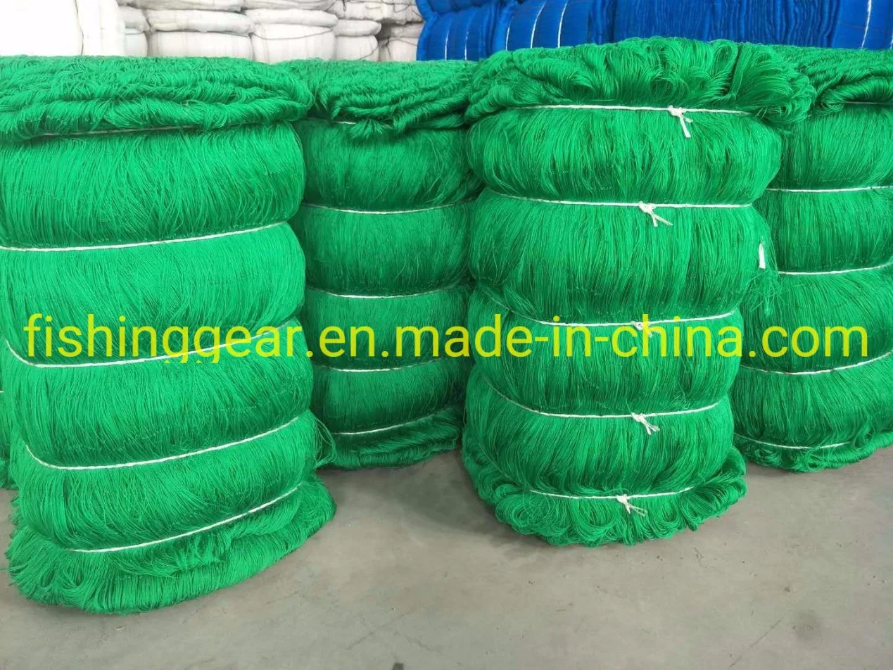 Green Color Double Braided Rope Fishing Nets for Fishing Tackles