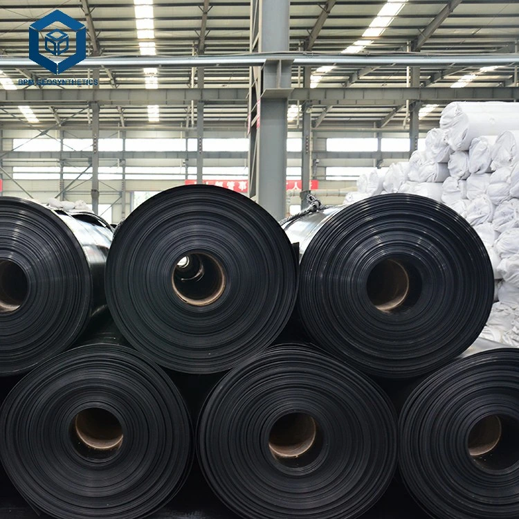 0.2mm/0.5mm/1.0mm/2.0mm Black Plastic Sheet Liner CE/ASTM Viring Waterproofing HDPE Geomembrane for Agriculture/Dam/Landfill/Lake/Biogas/Aquaculture Project