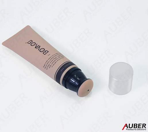 Customize Deodorant Packaging Skin Care Plastic Tube with Silicon Dispenser