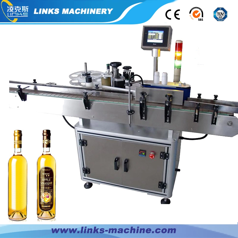 Single Side Automtic Bottle Sticker Labeling Machine