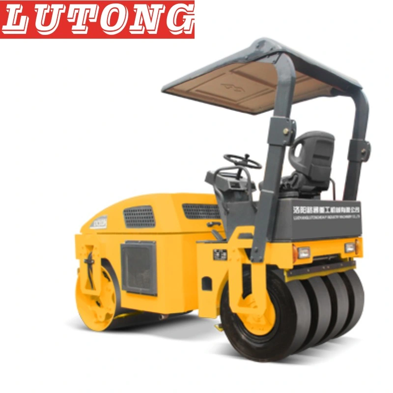 China 3 Tons Hydraulic Double Wheels Vibration Road Roller