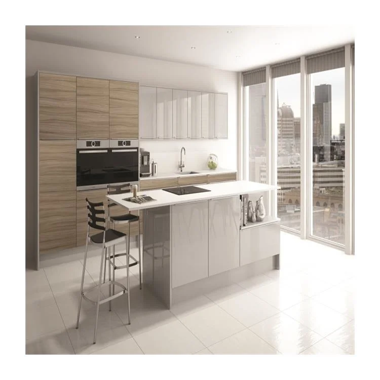 Orient Modern Design MDF/Plywood Materials Lacquer Kitchen Cabinets