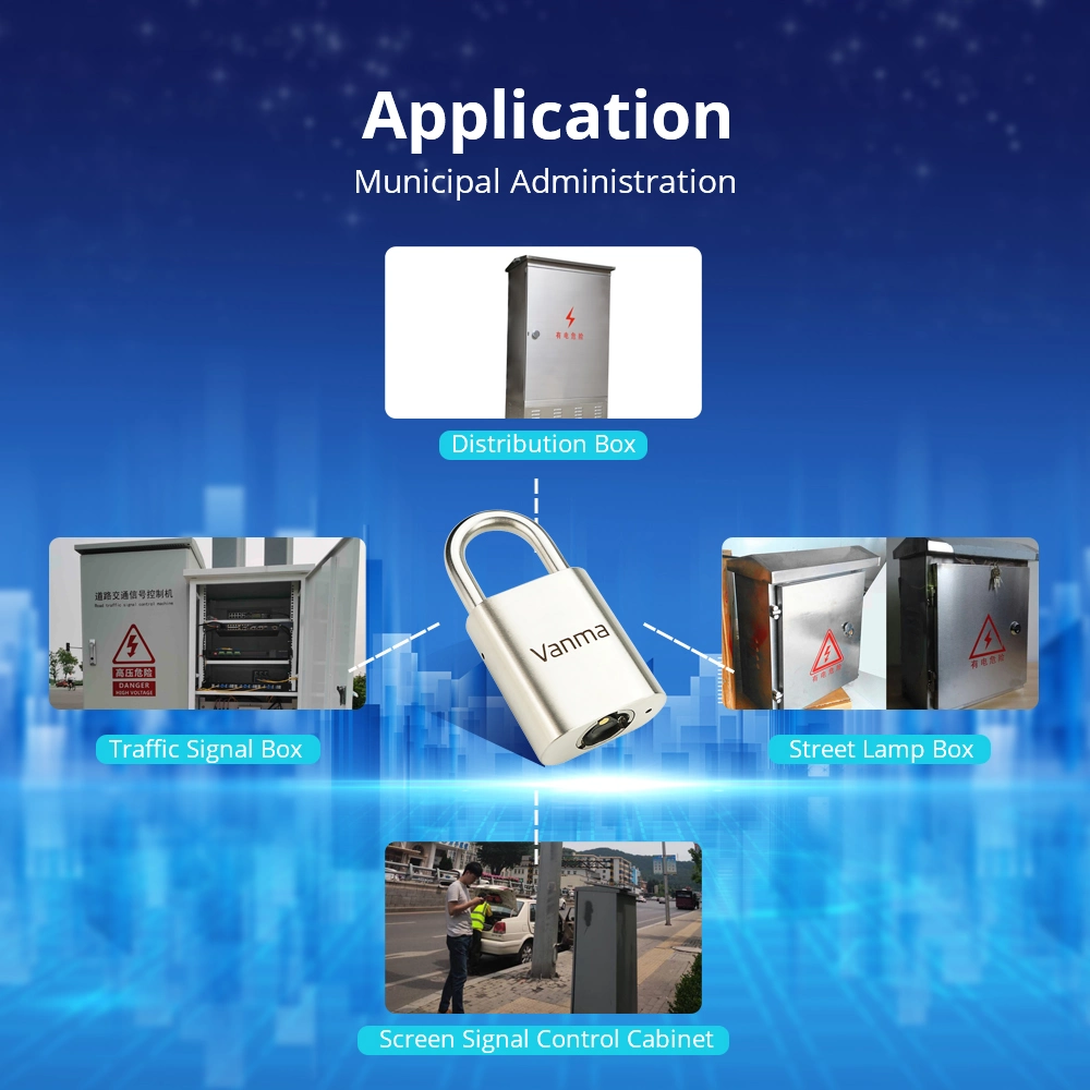 Padlock with Access Control Software to Manage Lock Authorization & Unlocking Time