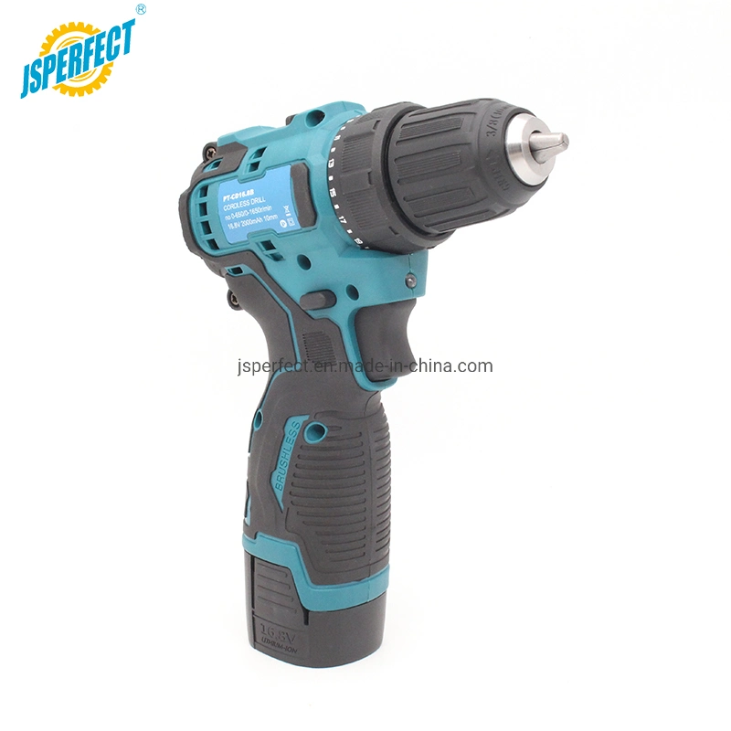 Mini 16.8V Rechargeable Hand Drill Cordless Drill Kit Brushless Motor