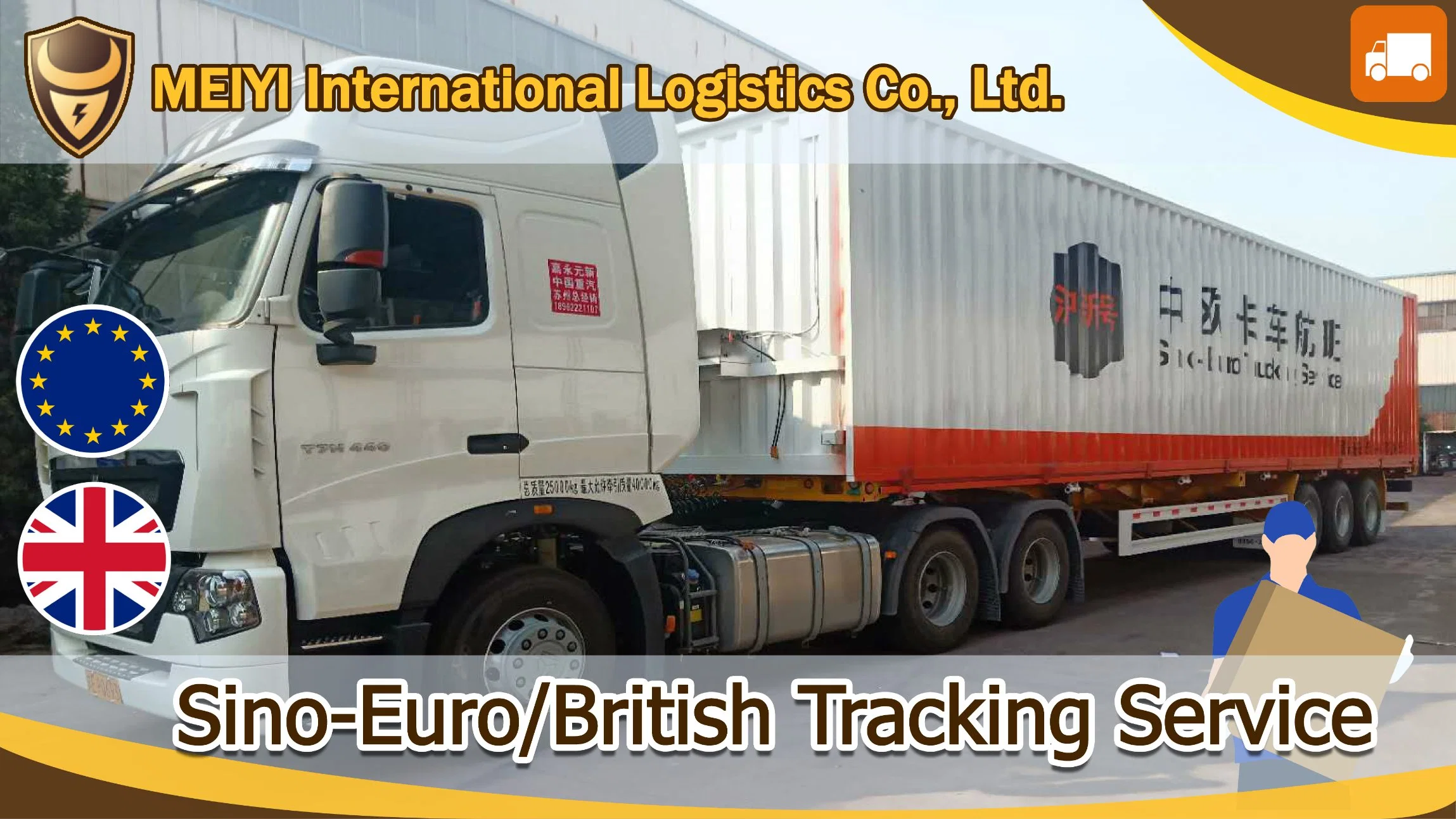 Sino-Euro Truck service: Shipping service from Austria to UK DDP DDU  by  door-door shipment  international forwarder