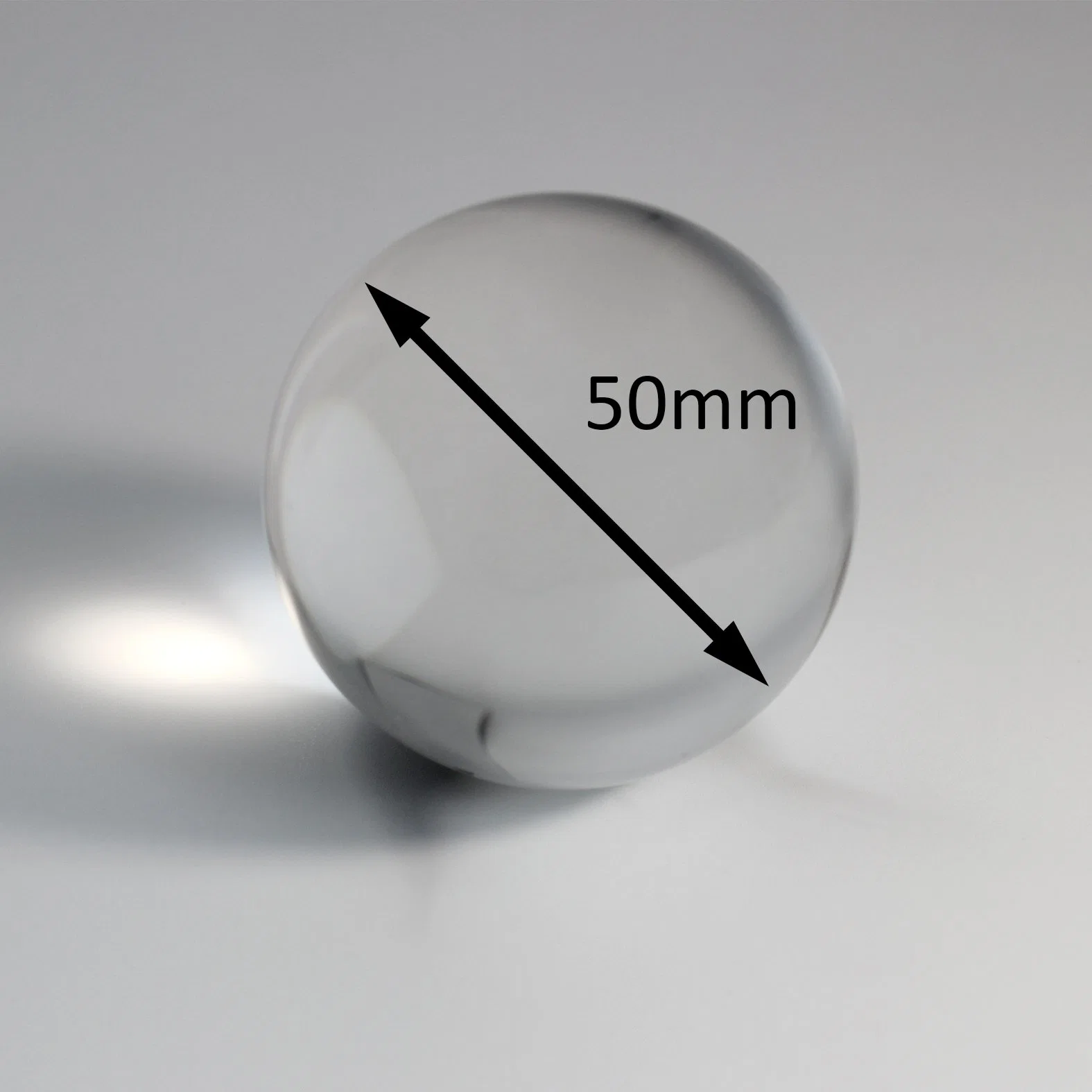 Rendimiento de alta calidad/alto costo de 50mm Lente pequeña bola de cristal