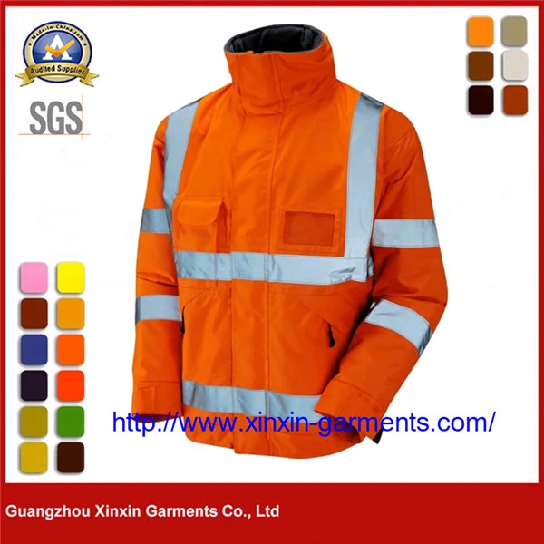 Guangdong Warm High Visibility Safety Work Clothes with Reflective Tape (W897)