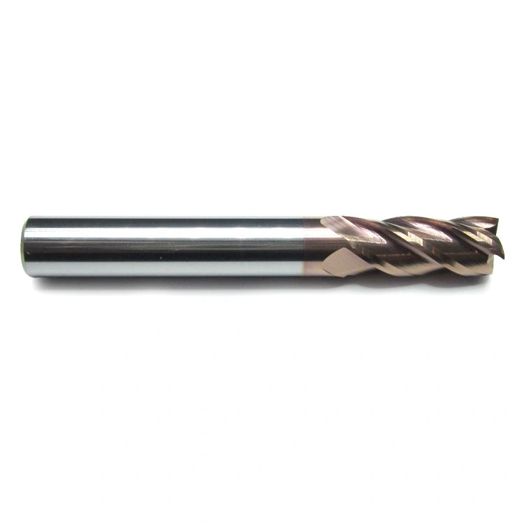 D1-D20 55HRC 4флейты 2флейты квадратных Endmill медных покрытий Tisin комбинированным инструментом для обработки ЧПУ Генеральной стали