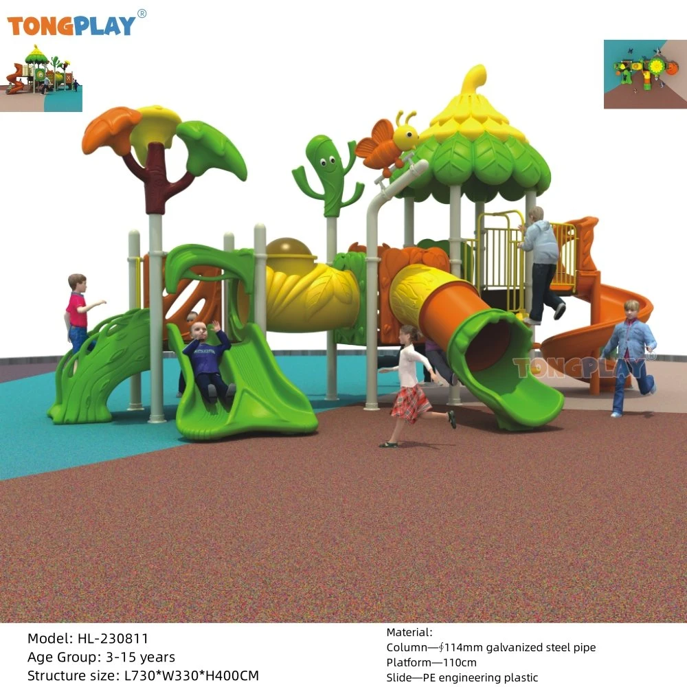 Outdoor Playground Slide for Children Garden Backyard Playground for Commercial Use