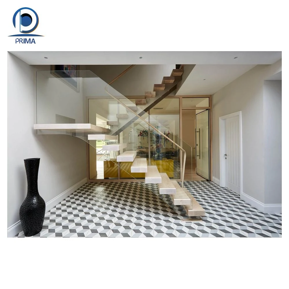 Prima Great Customized Modern Size Design Floating Staircase