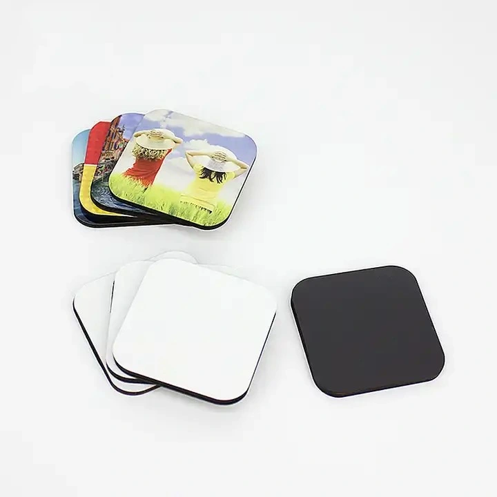 Sublimation Blank MDF Fridge Magnet Customized Promotional Printing Photo