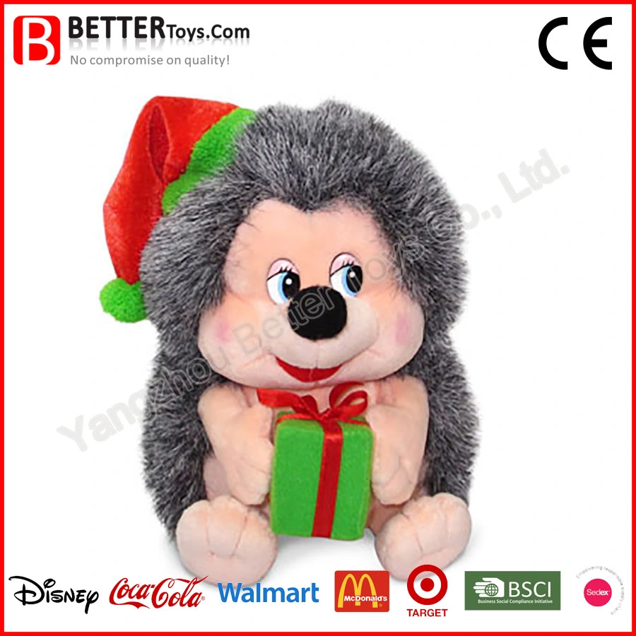 Beautiful Christmas Gift Cute Stuffed Animals Hedgehog for Baby Kids