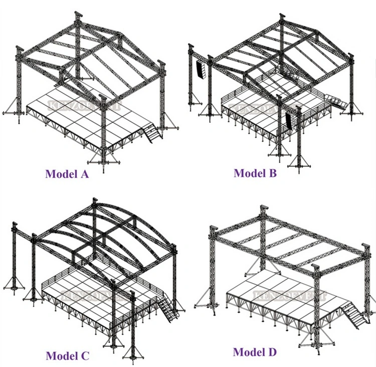 Heavy Duty Stage Equipment Lighting Roof Truss for Display