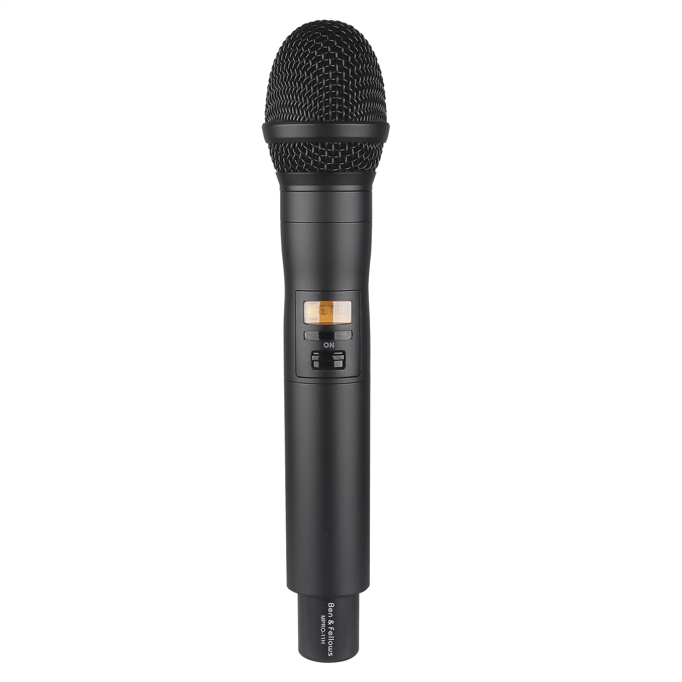 Professional Single Channel Wireless Handheld Microphone with Wideband FM for Karaoke KTV