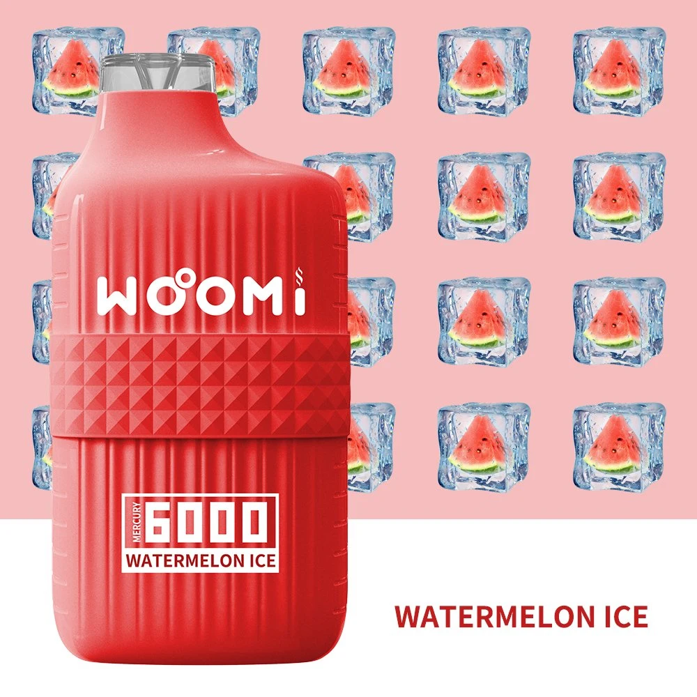 سوق الولايات المتحدة للبيع بالجملة Womi 6000 Putff Strawberry Ice علبة القرد القابلة لإعادة الشحن E-Cigarette باللون الكريمي يمكن التخلص منها